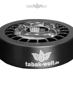 Roulette Aschenbecher Schwarz Matt