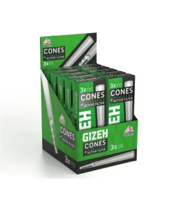 10 StückGizeh Cones Black + Konische Active Filter 3 Cones je Packung