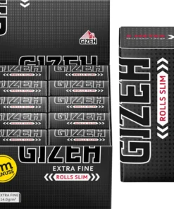 Gizeh Black Rolls Slim 20 x 5m