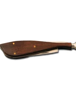 Pfeifenbesteck Chrom/Holz in Delphinform – 3-teilig