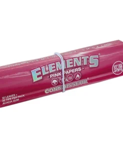 Elements Paper „Connoisseur“ Pink – King Size Slim + Tips