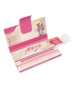 PURIZE Papers’n’Tips pink, 16 XTRA Slim Size Aktivkohlefilter, 32 King Size Papers