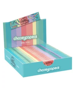 25 Stück Choosypapers King Size Slim „Happy Birthday“, 108x44mm, 32 Blatt