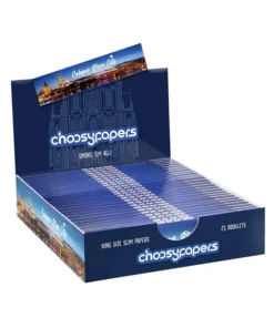 25 Stück Choosypapers King Size Slim „Cologne“, 108x44mm, 32 Blatt