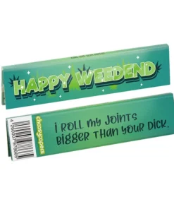 Choosypapers King Size Slim „Happy Weedend“, 108x44mm, 32 Blatt