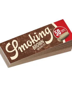 Smoking Brown Medium Tips Ungebleicht 60 x 20 mm