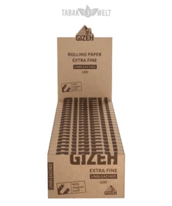 Gizeh Blättchen Unbleached Extra Fine Box 20 x 100 Blatt