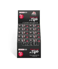 20 Stück Gizeh Black Rolls Slim + Tips; 5m und 50 Filter