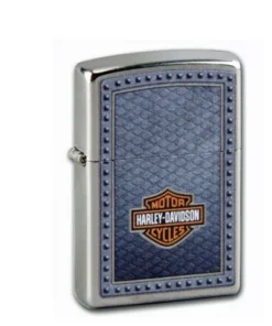 Zippo Street Chrom Harley Davidson Logo