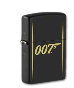 Zippo Schwarz matt James Bond 007