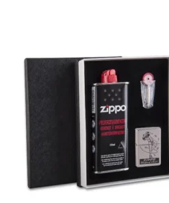 Zippo Geschenkbox Windproof Lady mit Steine und Benzin