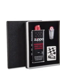 Zippo Geschenkbox Race Car mit Steine und Benzin