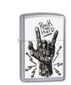 Zippo Street Chrom Rock Hand Design