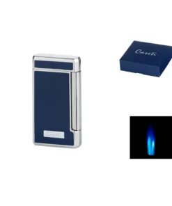 Zigarrenfeuerzeug „Caseti“ Cigar, blau, 2er Jet-Flame