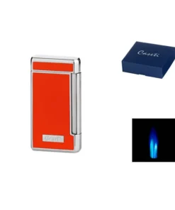 Zigarrenfeuerzeug „Caseti“ Cigar, orange, 2er Jet-Flame
