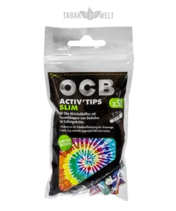 OCB Activ’Tips Slim 7 mm 50 Stück Limited Edition
