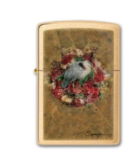 Zippo Messing gebürstet Spazuk Design
