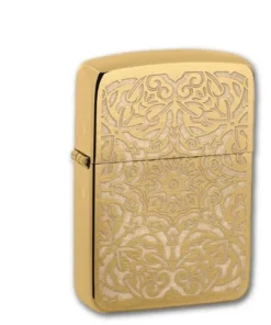 Zippo Messing gebürstet Ornamental Design