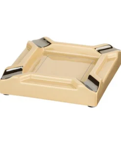 Zigarrenaschenbecher Caseti „Grau-beige“ 20x20x4cm, einzeln