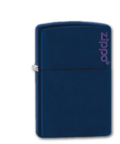 Zippo Navy Blau matt Zippo Logo