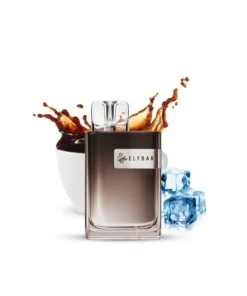ELFBAR Crystal CR 600 – „Classic Ice Coffee“ (Kaffee, Vanilieneis) – E-Shisha – 20 mg – ca. 600 Züge