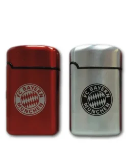 Feuerzeug Jetflame V-Fire FC Bayern aus Metall in rot und silber
