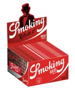 Smoking Blättchen Red King Size XL 50 x 33 Blatt Box