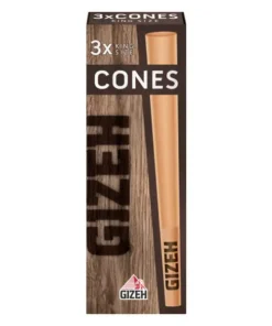 Gizeh Brown Cones 3 Stück Tips
