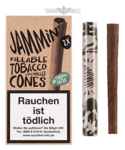 Jammin Tobacco Cones Classic 2 Stück mit Aktivkohlefilter