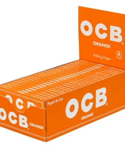 OCB Blättchen Orange 50 x 50 Blatt Box