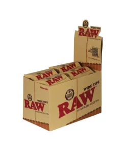 20 Stück RAW – Filter Tips Prerolled Wide, 21 Filter