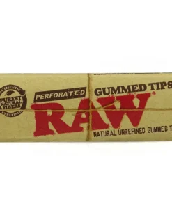 RAW – Filter Tips (ungebleicht) gummiert 33 Blatt