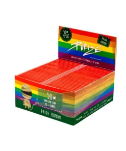 50 Stück PURIZE „Rainbow“ King Size Slim Papers