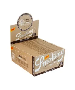 24 Stück Smoking King Size Thinnest Brown 33 Blatt + Filter Tips