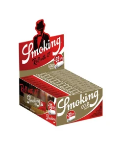 24 Stück Smoking King Size Gold 33 Blatt + Tips