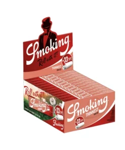 Smoking Blättchen Thinnest King Size 24 x 33 Blatt Tips Box