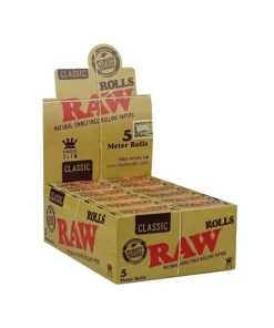 24 Stück RAW Rolls Classic Slim 1 Rolls – 5 Meter