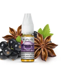 ELFBAR Elfliq – Blackcurrant Aniseed (Schwarze Johannisbeere Anis) – Liquid – 10 mg/ml – 10 ml