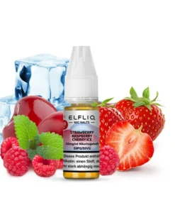 ELFBAR Elfliq – Strawberry Raspberry Cherry Ice (Erd- u. Himbeere, Kirsche, Ice) – Liquid – 10 mg/ml – 10 ml