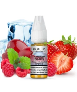 ELFBAR Elfliq – Strawberry Raspberry Cherry Ice (Erd- u. Himbeere, Kirsche, Ice) – Liquid – 20 mg/ml – 10 ml