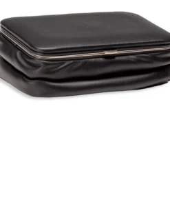 M.A. Metallrahmen-Tabak-Etui aus Nappa-Leder