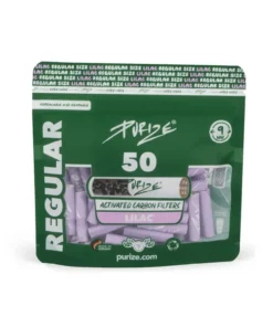PURIZE Liliac, 50er Pack, Regular Size; Aktivkohlefilter