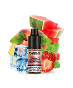 Lost Mary MARYLIQ – Peach Strawberry Watermelon Ice (Pfirsich-Erdbeer-Wassermelonen-Eis) – Liquid – 10 mg/ml – 10 ml