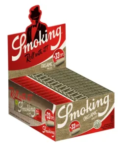 Smoking Blättchen Organic King Size 24 x 33 Blatt Tips Box