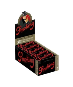 25 Stück Smoking King Size Deluxe Luxury Rolling Kit 33 Blatt + 33 Conical Tips