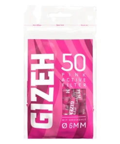 Gizeh Pink Active Filter 50 x 6 mm Beutel