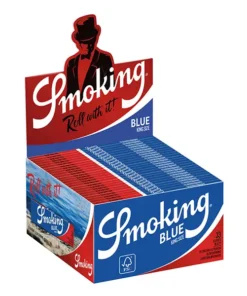 Smoking Blättchen Blue King Size XL 50 x 33 Blatt Box
