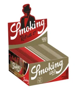 Smoking Blättchen Gold King Size 50 x 33 Blatt Box