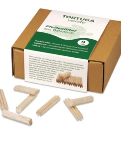 »Tortuga verde« Balsaholz-Filter 9mm, 110er Box