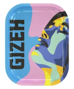 Gizeh Metal Tray Faces S 18 cm x 14 cm